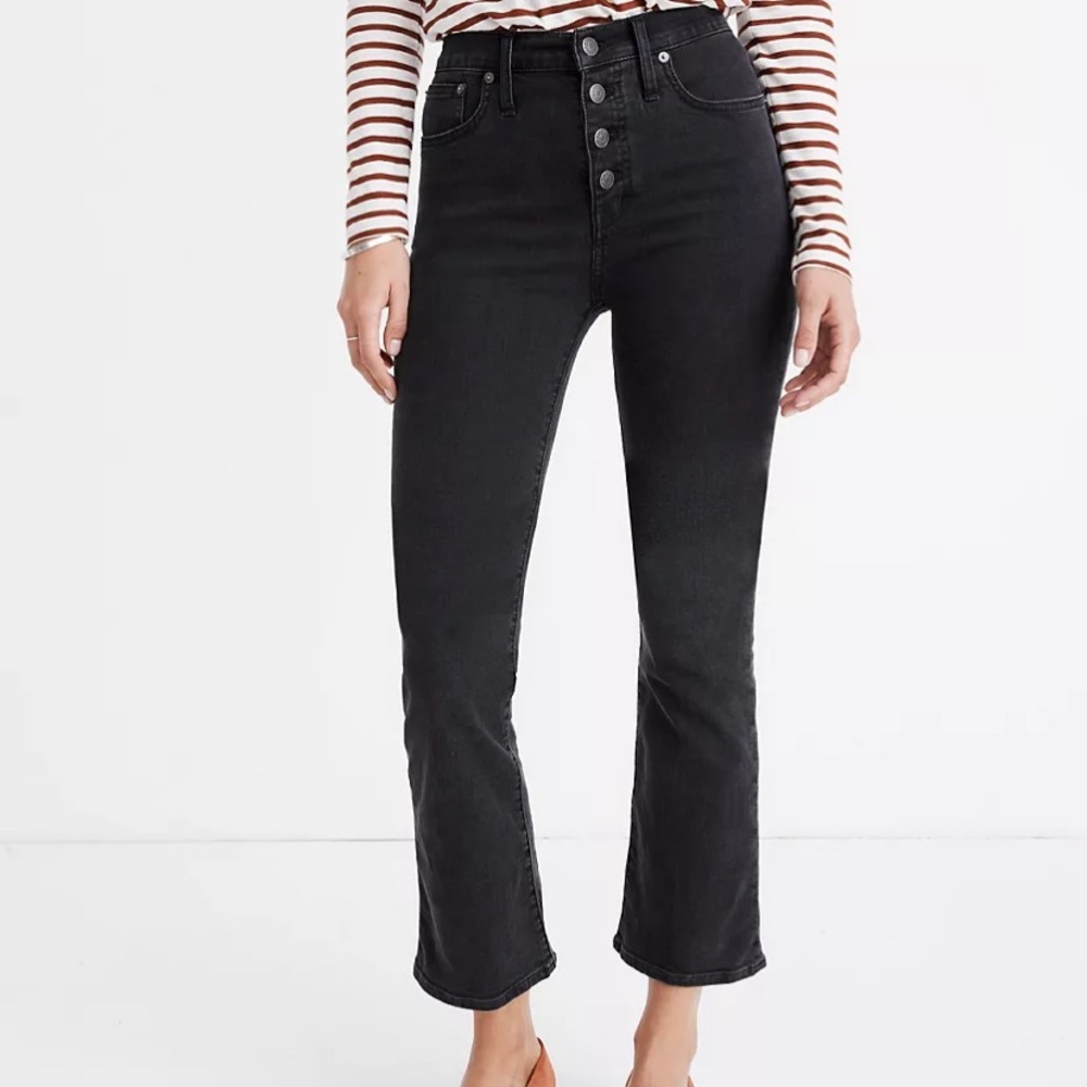 Madewell Petite Cali Demi Boot Jean in Bellspring